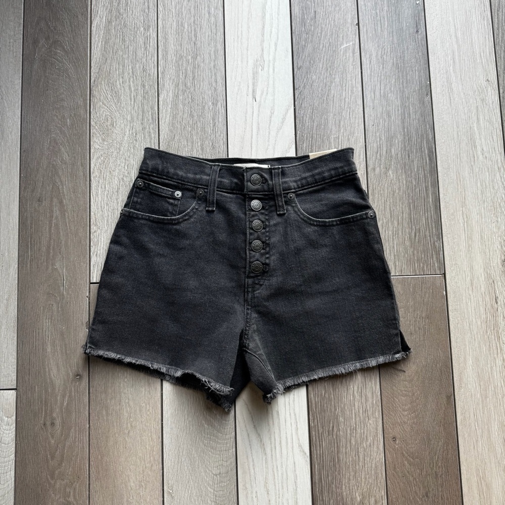 MADEWELL High-Rise Exposed Button Denim Shorts | Size: 23 | New With Tags